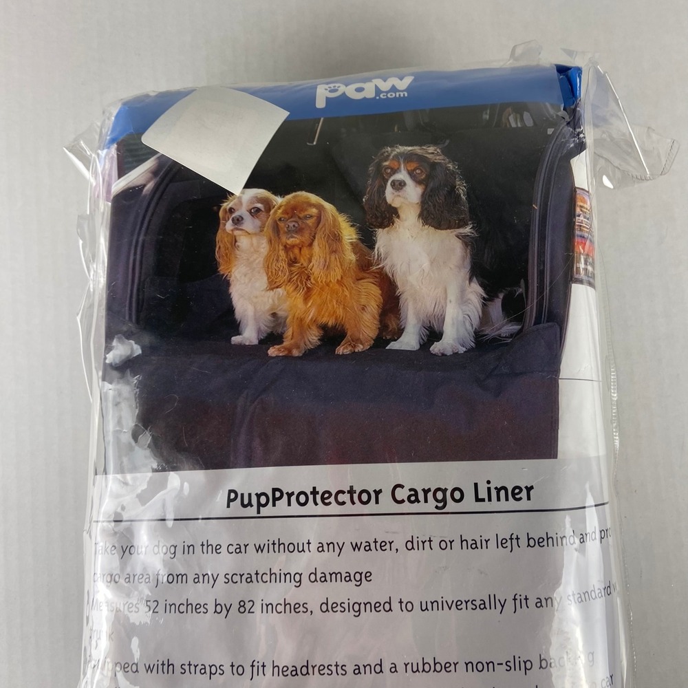 Paw.com PupProtector Black Cargo Liner Cover Protector 52x82 New